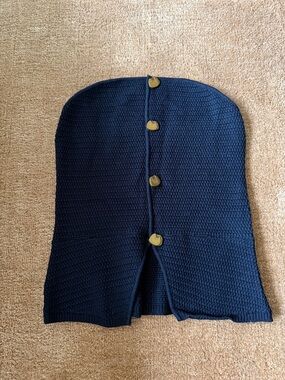 Black knit tube top Zara